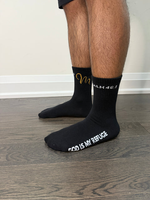 God Is My Refuge Socks