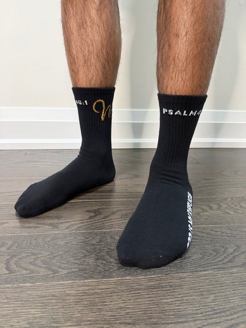 God Is My Refuge Socks