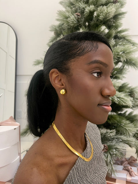 Dôme d’Or Earrings (Golden Dome)